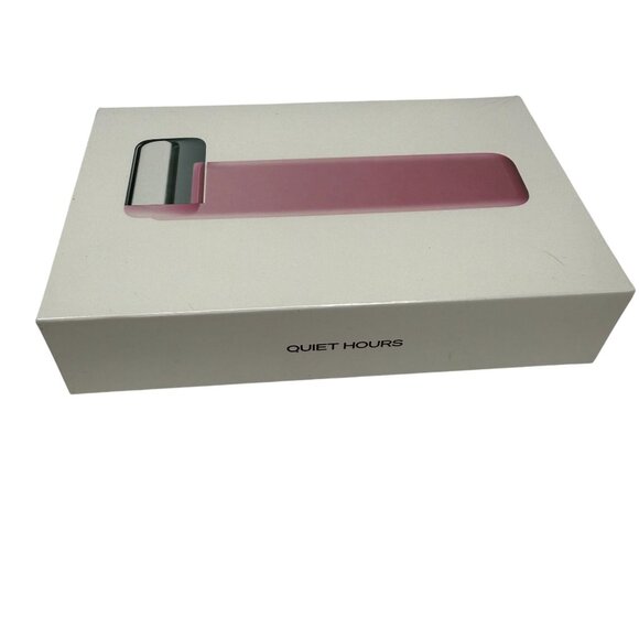 Quiet Hours Stainless Steel Pink Face Roller For Skin Tightening & Puffiness Red - Picture 3 of 3